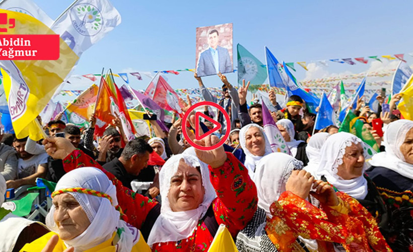 Mersin'de Newroz coşkusu: 'Aramıza örmek istedikleri duvarları başlarına yıkacağız'