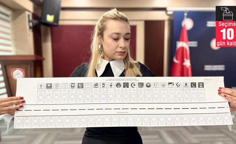 Yerel seçim pusulaları tanıtıldı: İstanbul 1 metre