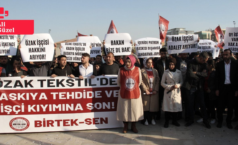 Özak işçilerinden BİRTEK SEN'e verilen cezaya tepki: 'Bu ceza devletin patronun arkasında durduğunun kanıtı'