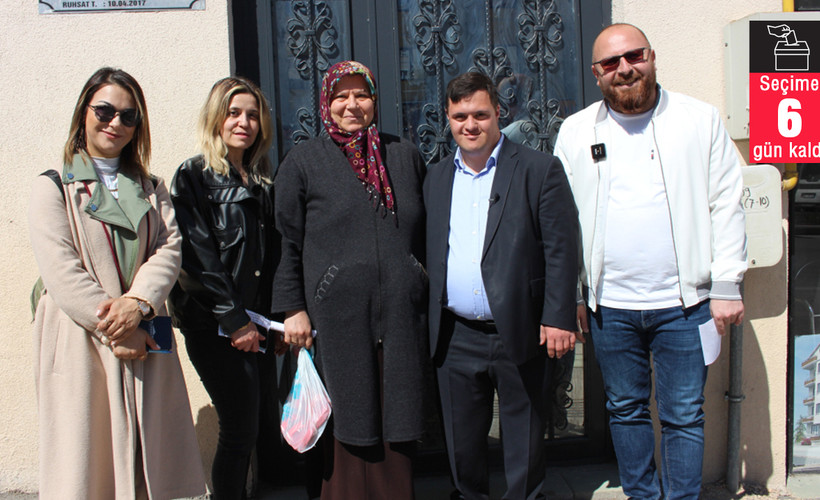 Down sendromlu muhtar adayı Mücahit Kırdaş: Engelleri aşacağız