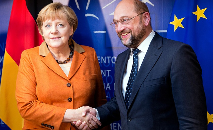 Merkel büyük koalisyondan umutlu
