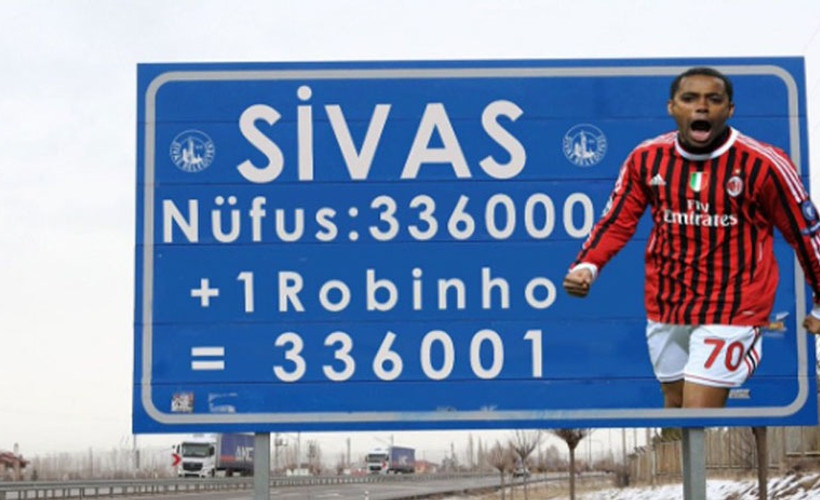 Sivas Belediyesinden ilginç Robinho paylaşımı