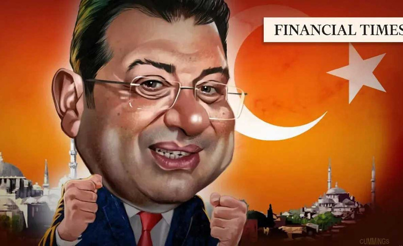 Financial Times'tan İmamoğlu manşeti: Masasında hem Nutuk hem de Kuran var