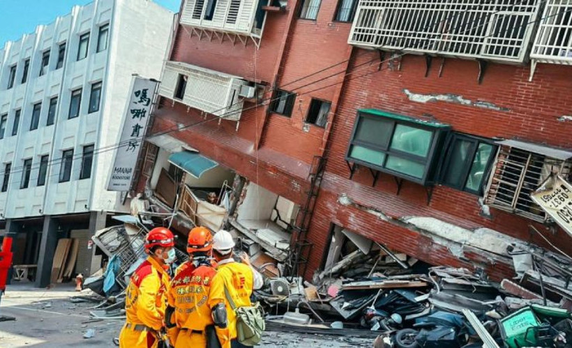 Tayvan'daki 7,4'lük depremde ölü sayısı 13'e yükseldi