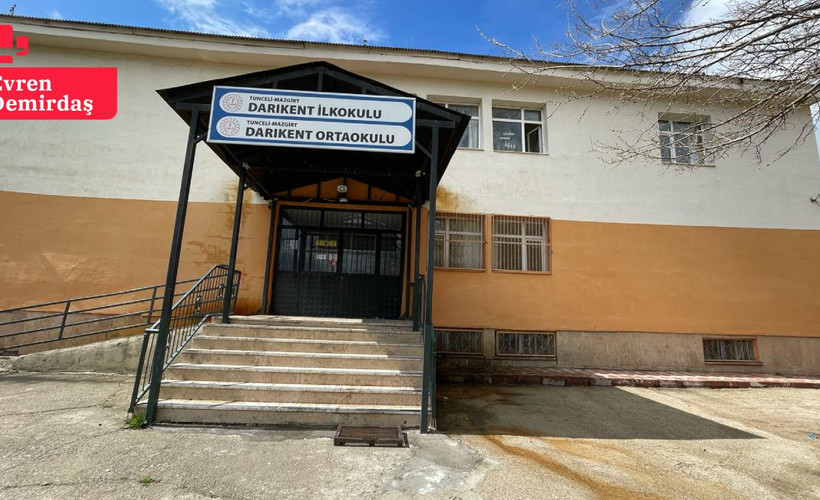 Dersim'de yıkım kararı verilen okulda 30 öğrenci 40 kilometre uzakta olan köye gönderildi