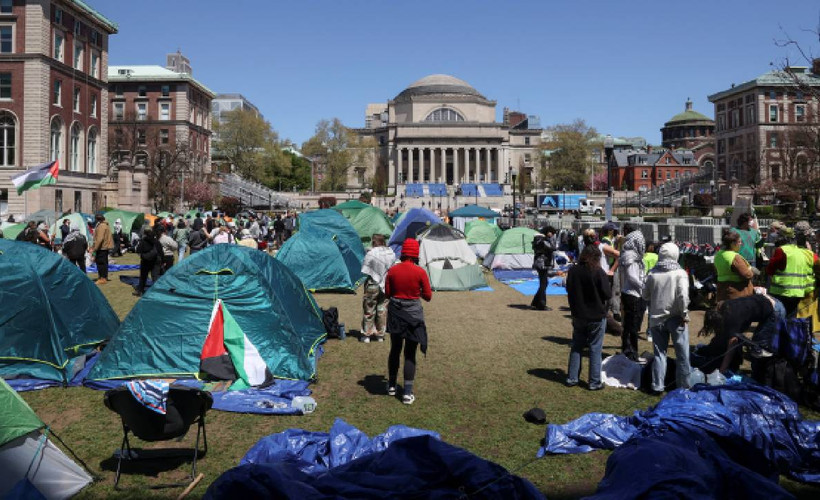 Filistin direnişinin yayıldığı ABD'deki üniversite kampüslerinde toplu gözaltı dalgası