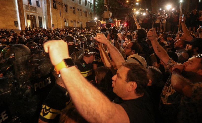 'Yabancı etkinin şeffaflığı' yasa tasarısı, Gürcistan'ı karıştırdı: Protestolar çatışmaya dönüştü