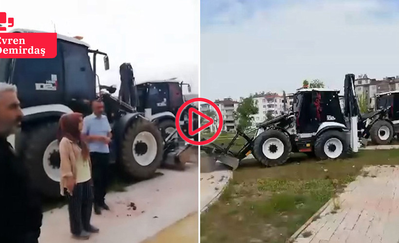 AKP’li Elazığ Belediyesi iş makinaları çocuk parkına girdi; tepkiler üzerine yıkımdan vazgeçildi