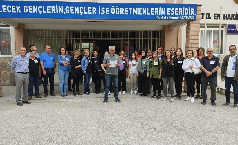 Öğretmen Oktugan'ın öldürülmesi Aydın'da protesto edildi