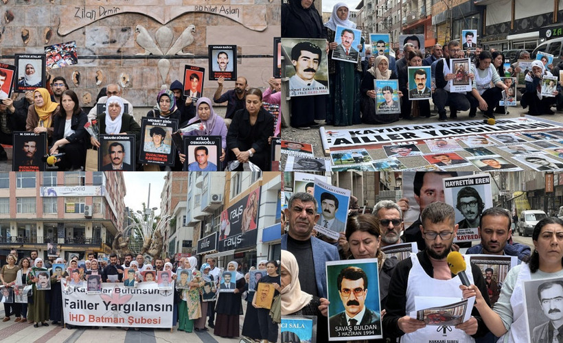 Kayıp yakınları üç ilde katledilen ve kaybedilenlerin akıbetini sordu