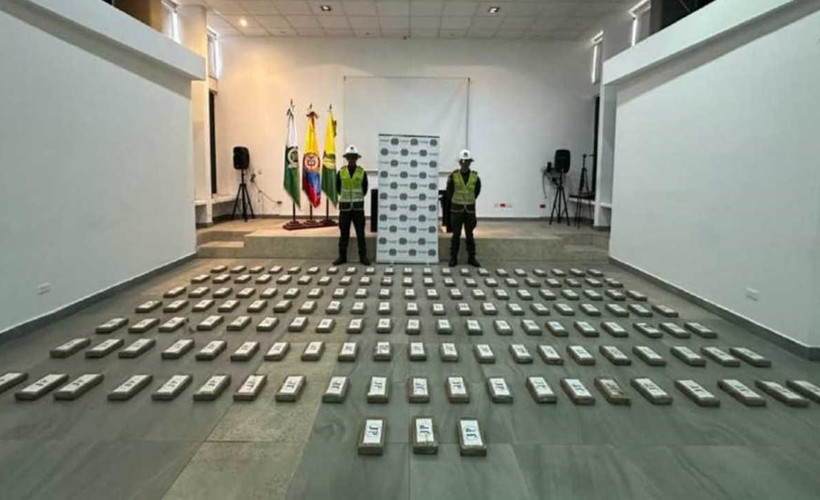 'Ekvador'dan İstanbul'a gönderilen' 151 kilo kokain Kolombiya’da ele geçirildi