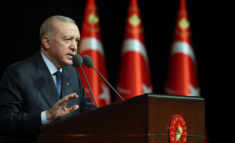 Erdoğan Beştepe'de ABD'yi hedef aldı: Gazze'de akan kanda işgalcilere lojistik ve askeri destek verenlerin de vebali var