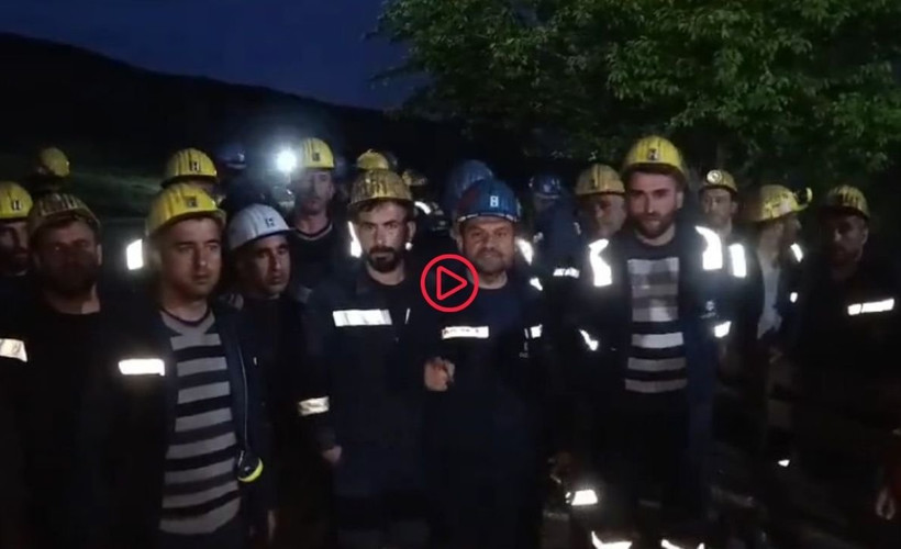 Çorum'da 6 ay ücretsiz izne zorlanan maden işçileri grevlerini yer altına taşıdı