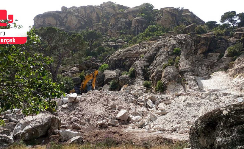İş makineleri taş ocağı için Latmos’un kalbinde