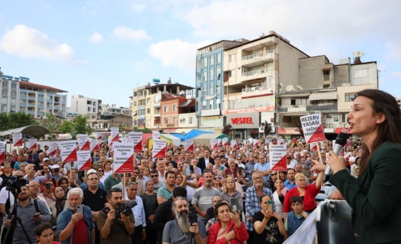 Hatimoğulları Samandağ’da konuştu: Toprağımızın bir karışını vermeyeceğiz