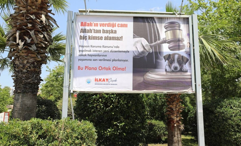 'Uyutma' adı altında sokak köpeklerinin katledilmesi hazırlığına billboardlu tepki