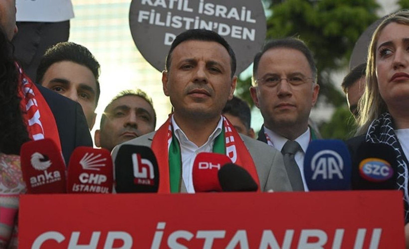 CHP'den İstanbul'da Gazze eylemi: Filistin halkının yanındayız