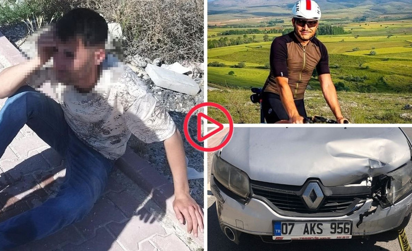 Bıçaklı tacizci 1.5 saat sonra arabasıyla bir bisikletliyi ezerek öldürdü