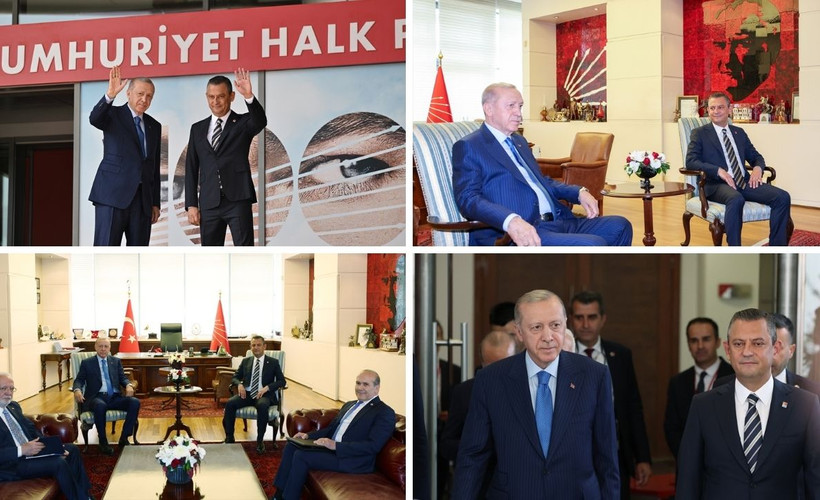 Erdoğan-Özel görüşmesinden ilk kareler geldi