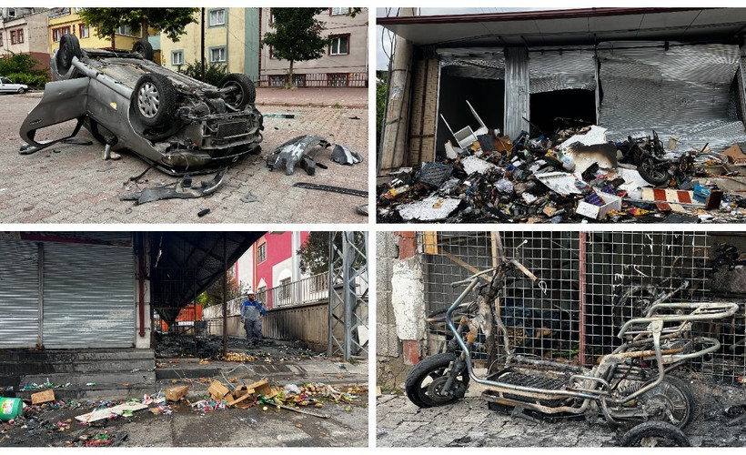 Kayseri'de çocuğa istismar iddiası: 'Suriyelilere ait işyerleri' hedef alındı, hasar gün ağarınca ortaya çıktı