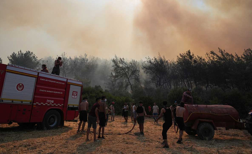 İzmir'deki orman yangınına ilişkin bir kişi tutuklandı