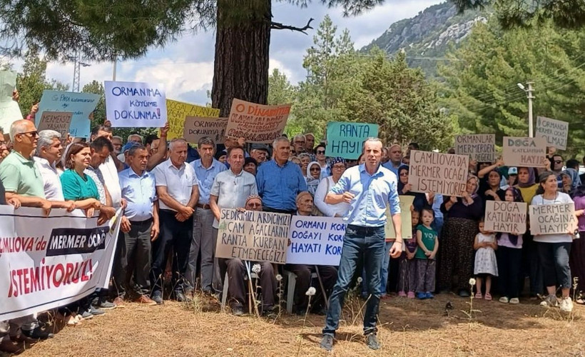 Kaş halkı mermer ocağına karşı: ÇED toplantısına katılmadılar