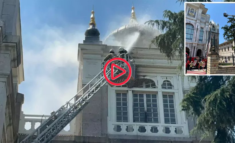Üsküdar'da Sağlık Bilimleri Üniversitesi'ne ait tarihi bina yandı
