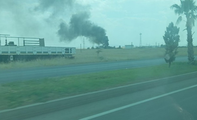 Silopi’de Botaş tesisinde yangın