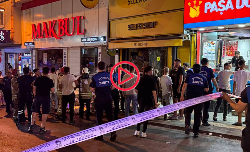 Zeytinburnu'nda tekel bayisinin asma katı çöktü: Bir kişi yaralandı