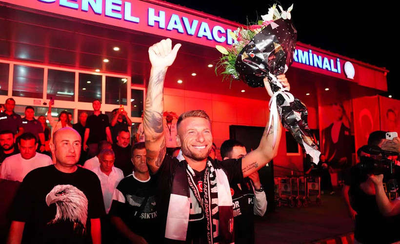 Beşiktaş'ın yeni golcüsü Ciro Immobile, İstanbul'a geldi