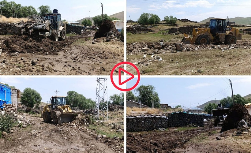 Van'da sel sonrası temizlik ve hasar tespiti