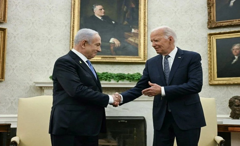 ABD Başkanı Biden, Beyaz Saray'da Netanyahu ile bir araya geldi