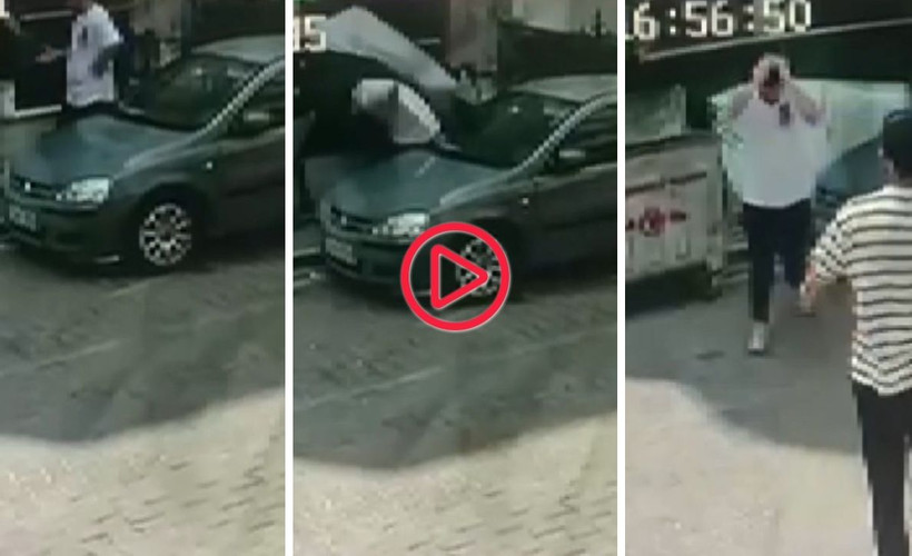 Mersin'de beşinci kattan 500 Litrelik su deposu düştü: Sıyrıklarla kurtuldu