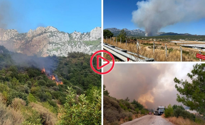 Antalya'da orman yangını
