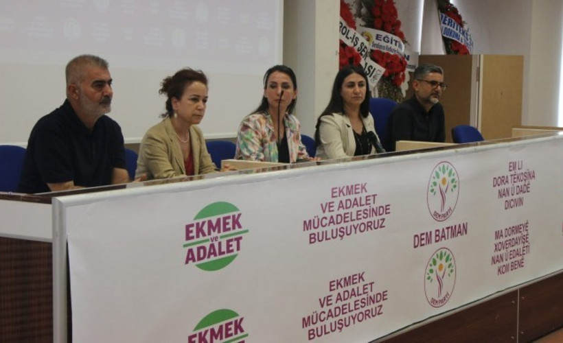 Batman'da 'Ekmek ve Adalet' buluşması | Hatimoğulları: Bıçak kemiğe dayanmadı kemiği kesti