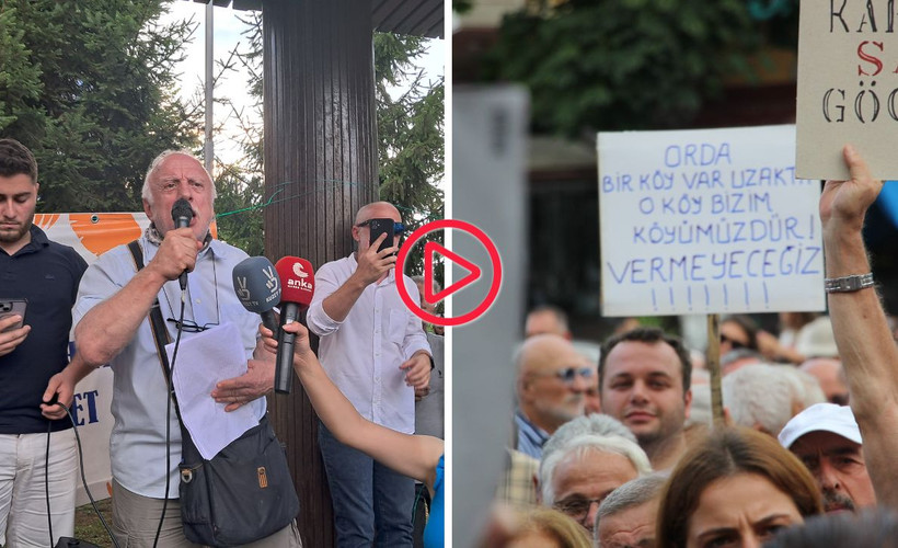 Arhavi'de maden projesi protesto edildi: 'Benim yerim yurdum burası'