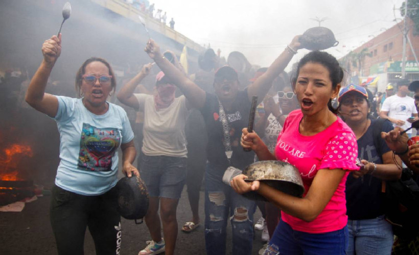 Venezuela seçim sonucu, soru işaretleri yarattı: 'Tanımayan' Latin Amerika ülkeleriyle kriz eşliğinde protestolar patlak verdi