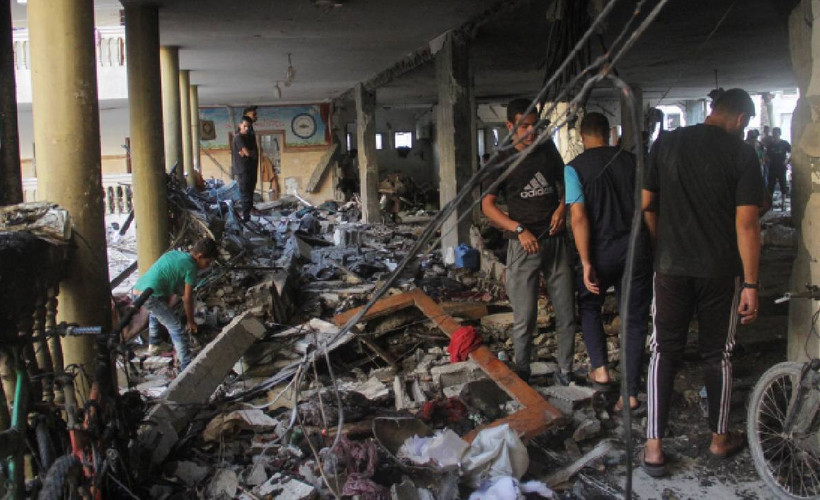 İsrail ordusu: Yaklaşık 20 Hamas ve İslami Cihad üyesinin bulunduğu okulu isabetli vurduk, ölü sayısı abartılıyor