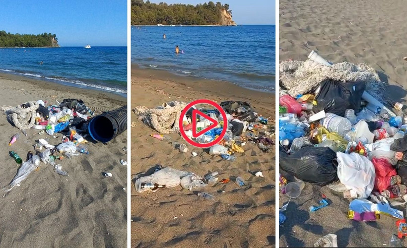 Phaselis Antik Kenti'nde çöp yığınları tepki çekiyor
