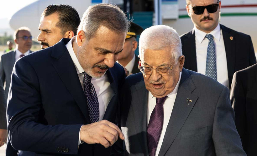 Filistin Devlet Başkanı Mahmud Abbas Türkiye'de: Erdoğan ile görüştü