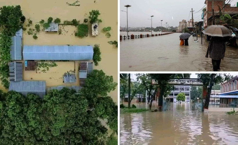 Bangladeş'te sel felaketi: 1,5 milyondan fazla kişi mahsur kaldı