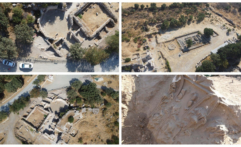 Alexandria Troas Antik Kenti'nde, 1800 yıllık mimari yapılar gün yüzüne çıkarılıyor