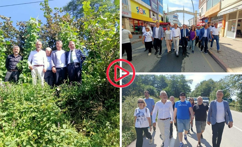 CHP'li Adıgüzel fındık üreticileri için yürüyor: 'İstilaya ve işgale son'