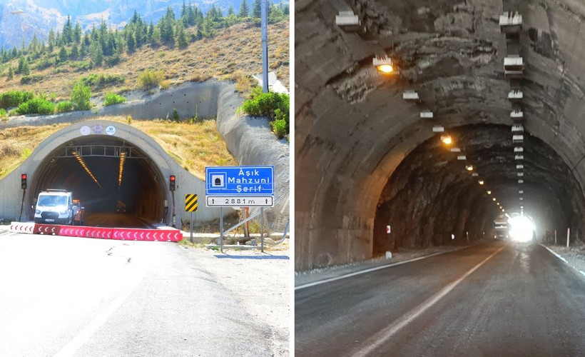 Maraş’taki Aşık Mahzuni Şerif Tüneli yeniden kapatıldı: 6 Şubat depremlerinde hasar görmüştü