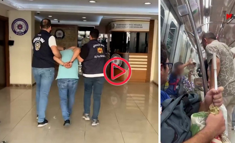 Metroda Suriyeli çocuğa şiddet: Saldırgan gözaltında