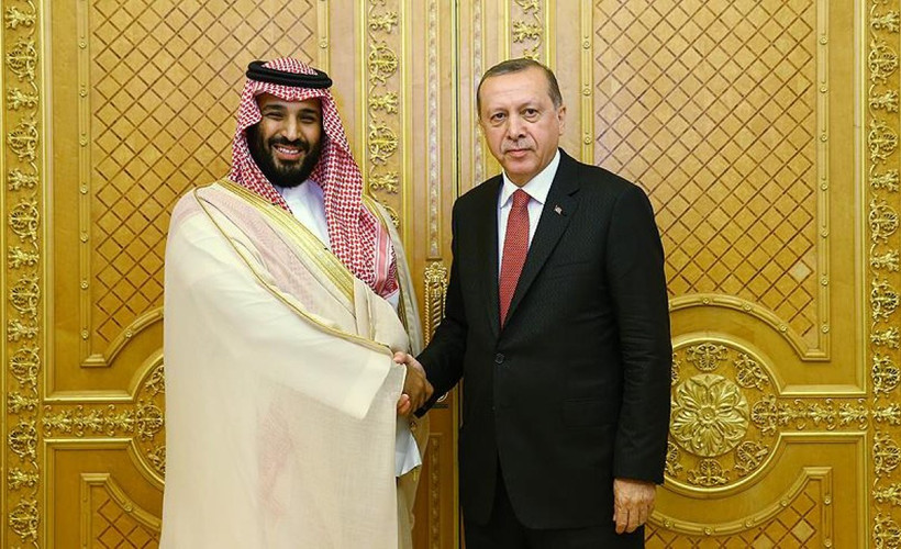 Erdoğan, Suudi Arabistan Prensi Bin Selman'la görüştü