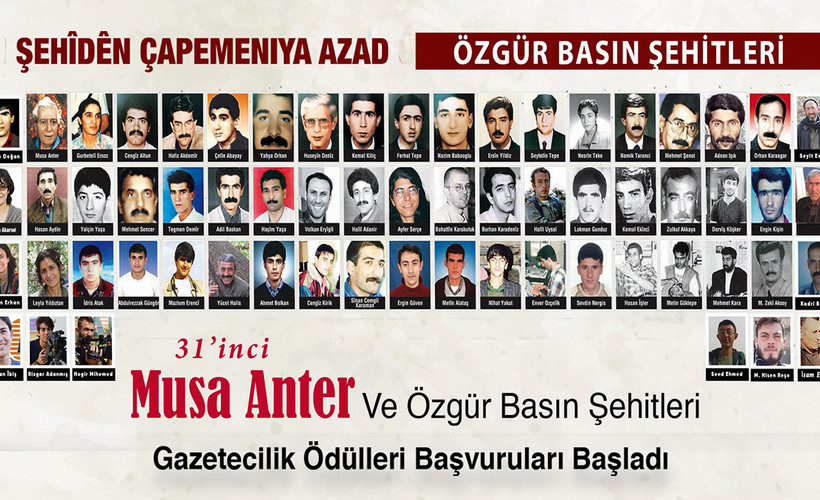 Apê Musa Gazetecilik Ödülleri'nde son başvuru tarihi 10 Eylül