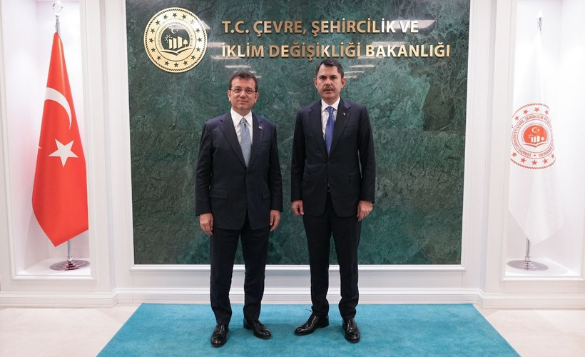 Bakanı Kurum, İBB Başkanı İmamoğlu ile görüştü