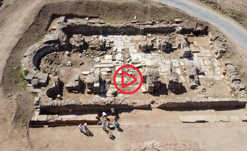 Sebaste Antik Kenti'nde Orta Bizans Dönemi'ne ait 9 mezar bulundu