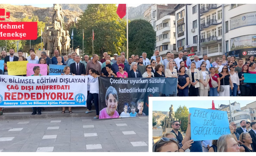 Amasya'da Narin Güran için protesto: 'Bir kereden bir şey olmaz' diyen zihniyet öldürdü